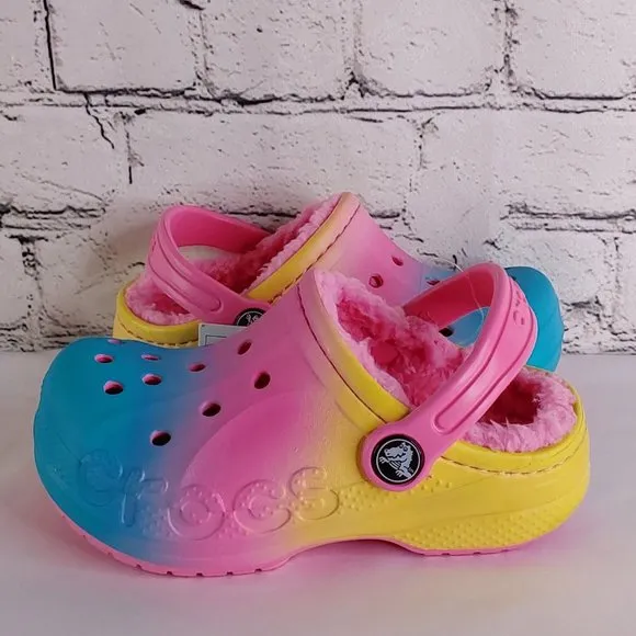 'CROCS' FUZZY LINED CLOG