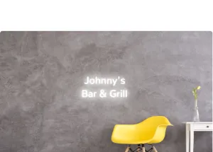 Custom order: Johnny's
 Bar & Grill