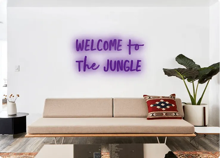Custom order: WELCOME to  The JUNGLE