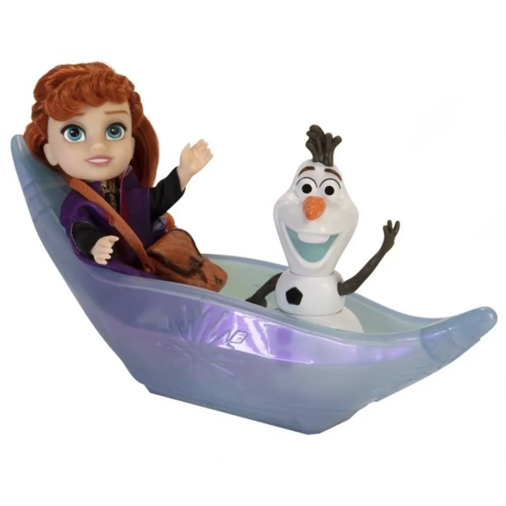 Disney Frozen 2 Petite Princess Anna and Ice Canoe Gift Set