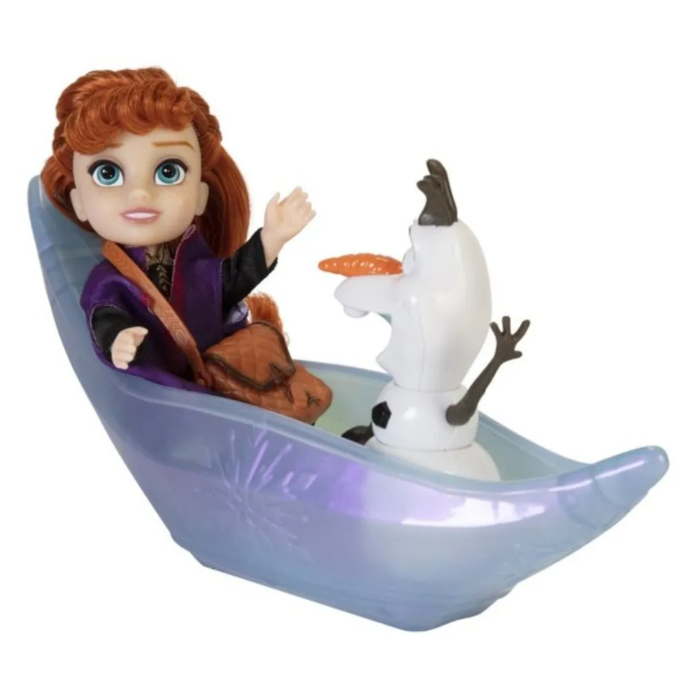 Disney Frozen 2 Petite Princess Anna and Ice Canoe Gift Set