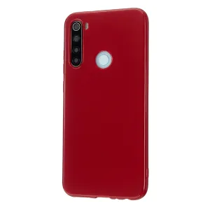 For Redmi Note 8/8 Pro Cellphone Cover Reinforced Soft TPU Phone Case Anti-scratch Full Body Protection Rose red