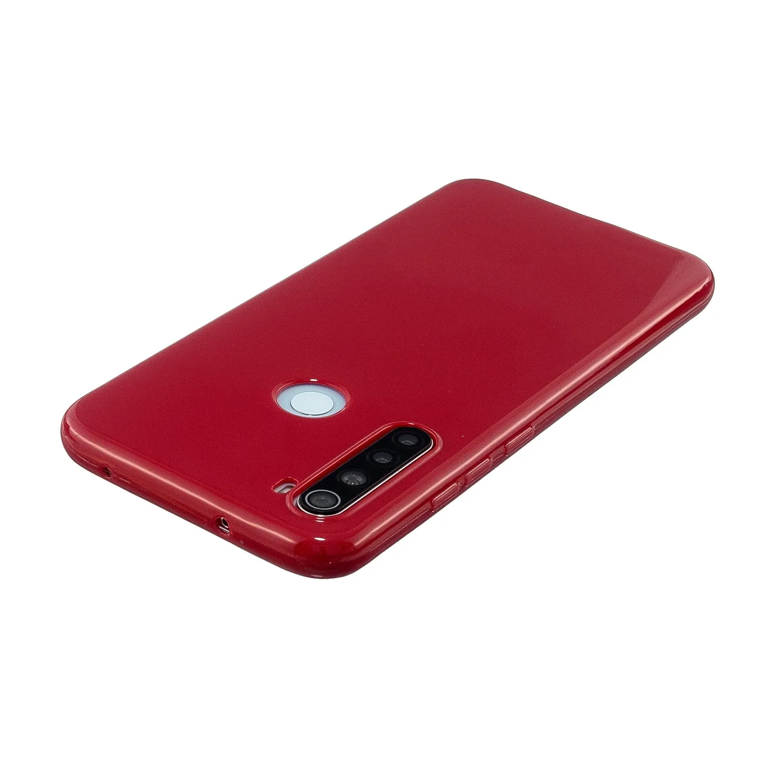 For Redmi Note 8/8 Pro Cellphone Cover Reinforced Soft TPU Phone Case Anti-scratch Full Body Protection Rose red