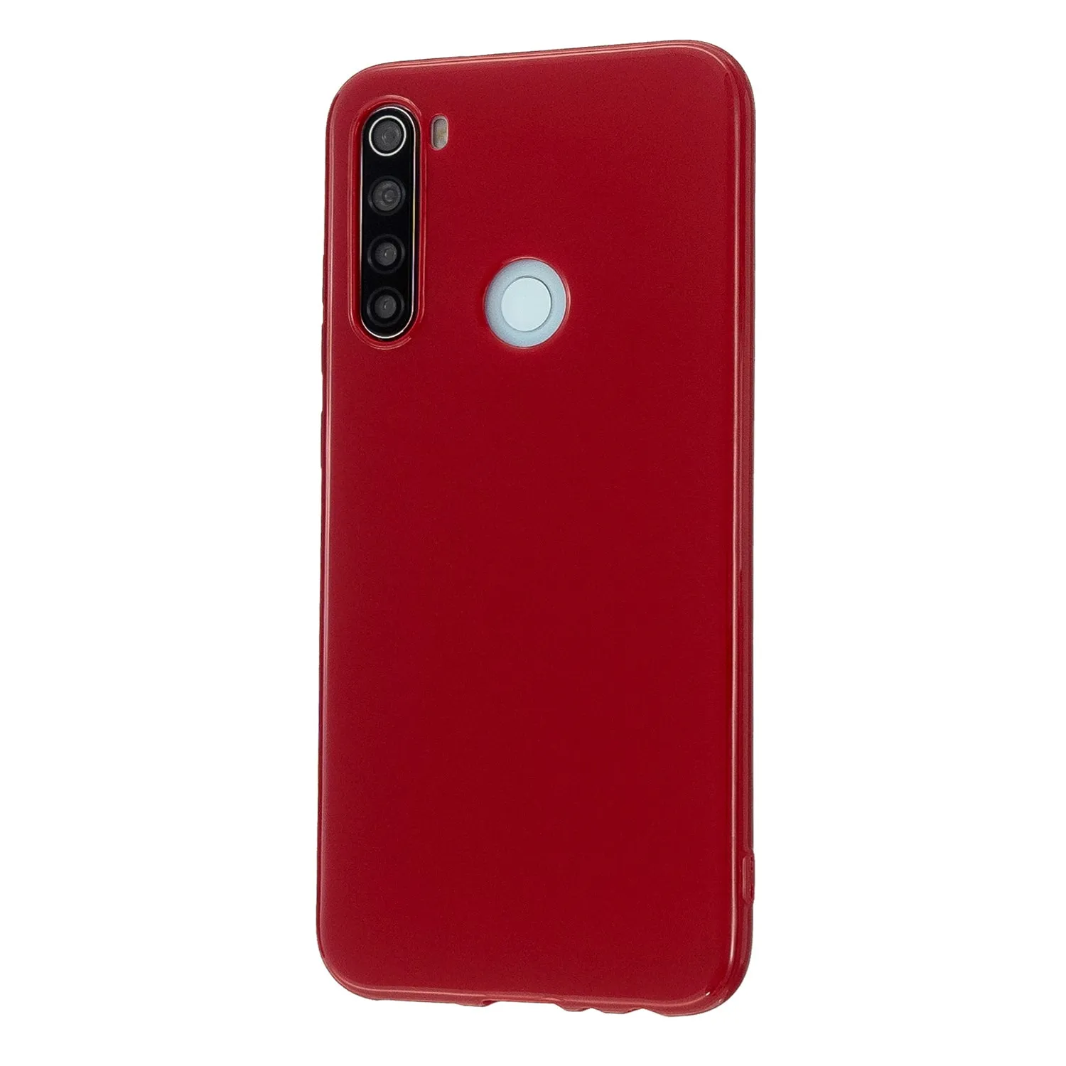 For Redmi Note 8/8 Pro Cellphone Cover Reinforced Soft TPU Phone Case Anti-scratch Full Body Protection Rose red