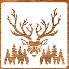 Forest Deer Stencils