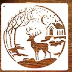 Forest Deer Stencils