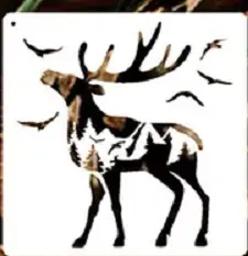 Forest Deer Stencils