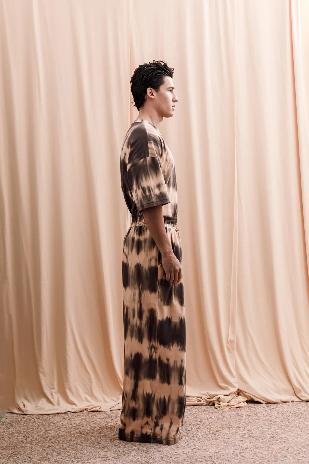 Gado Pants Tie-Dye Brown