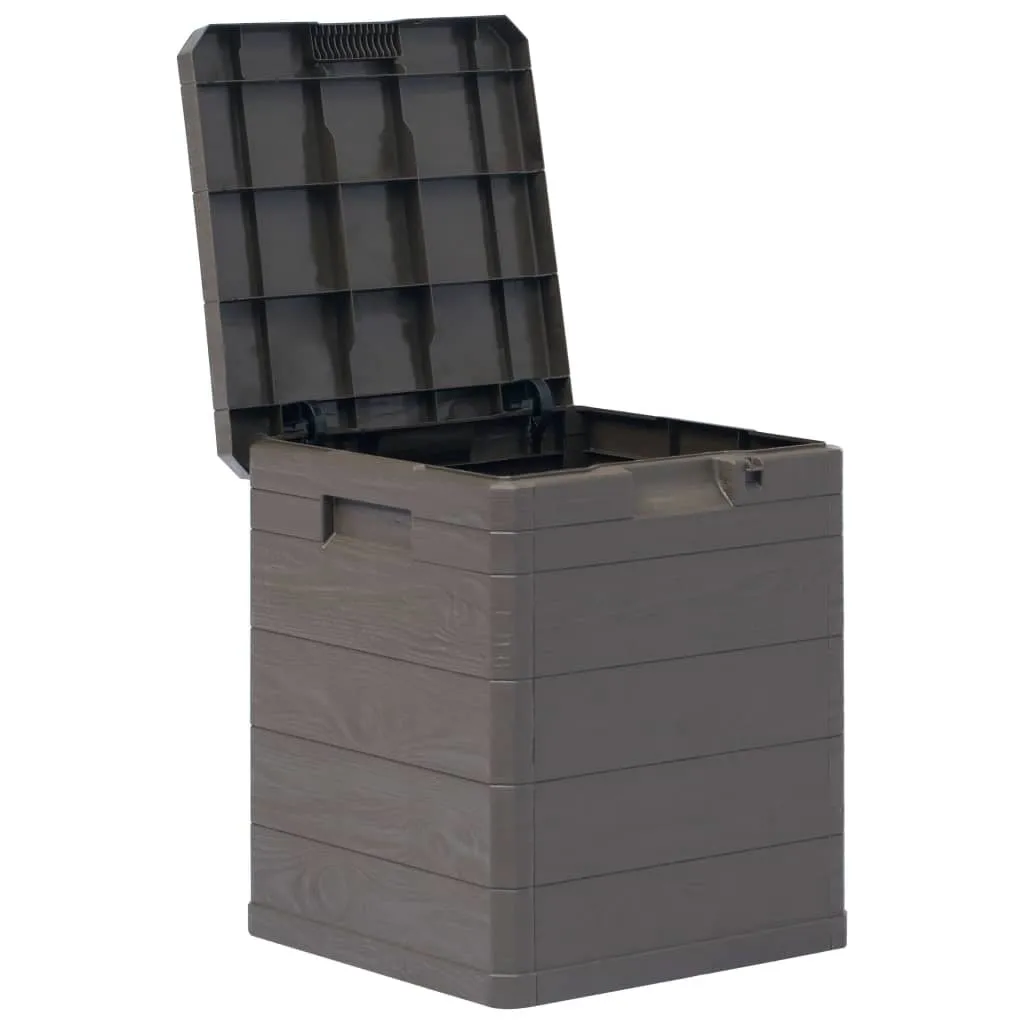Garden Storage Box 23.8 gal Brown