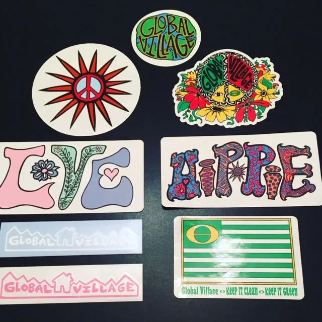 Global Village Sticker pack assorted
