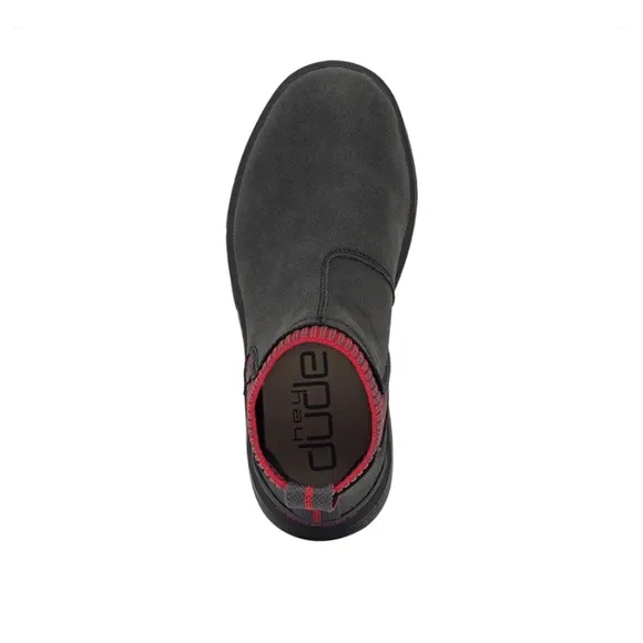 HEY DUDE YOUTH SCOTT TOTAL BLACK sz 3 NWT