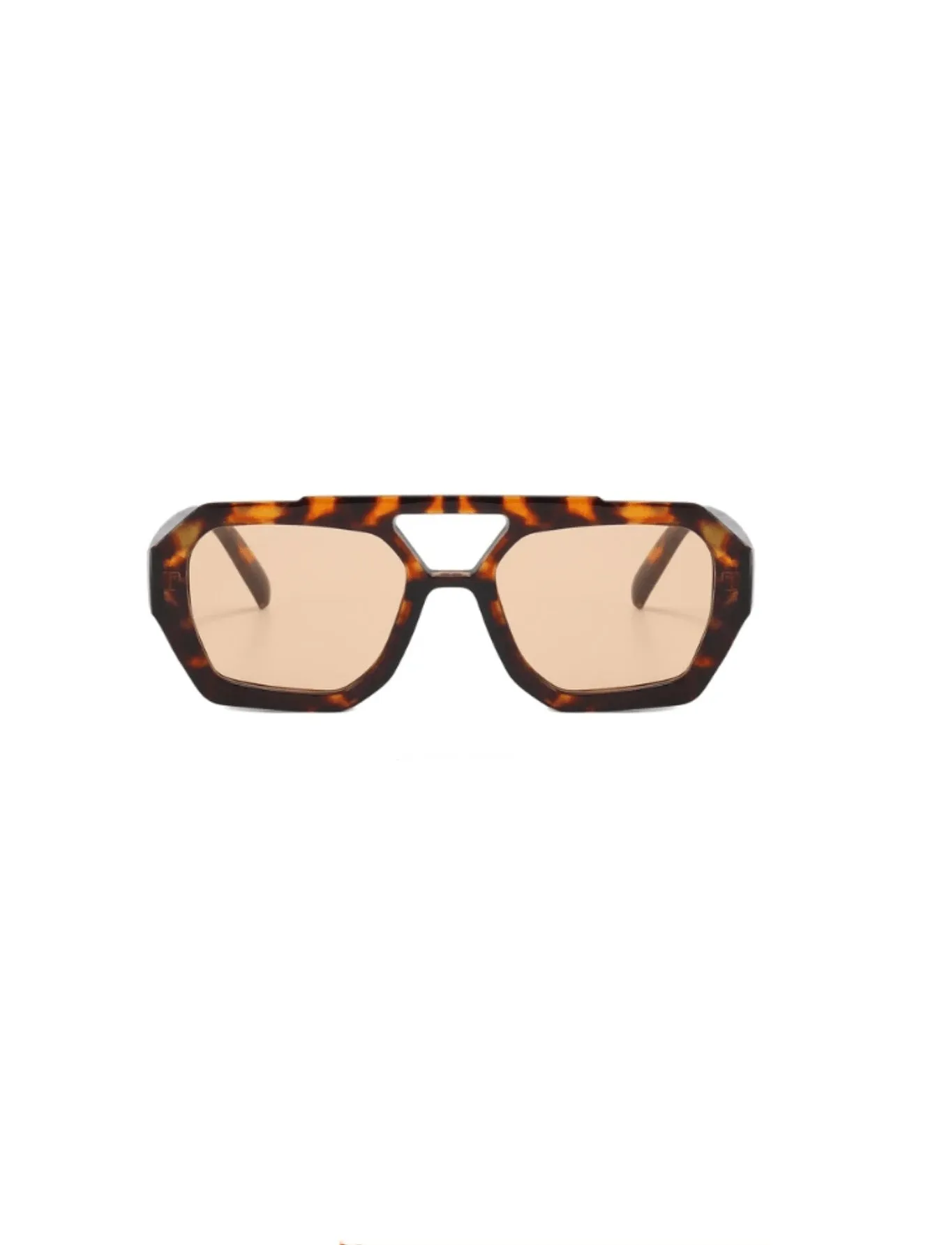 High-End Square Double Beam Sunglasses
