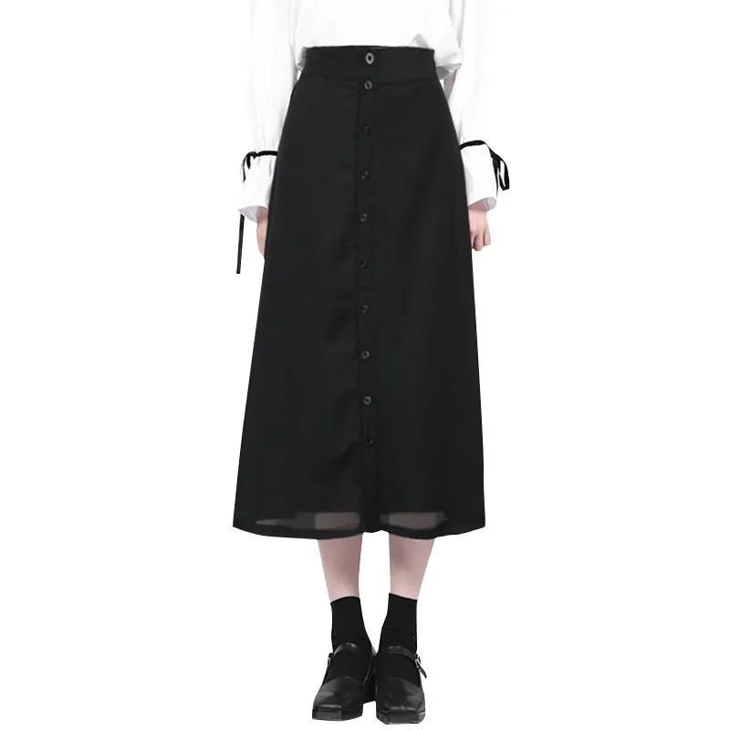 High Waist Midi Skirt