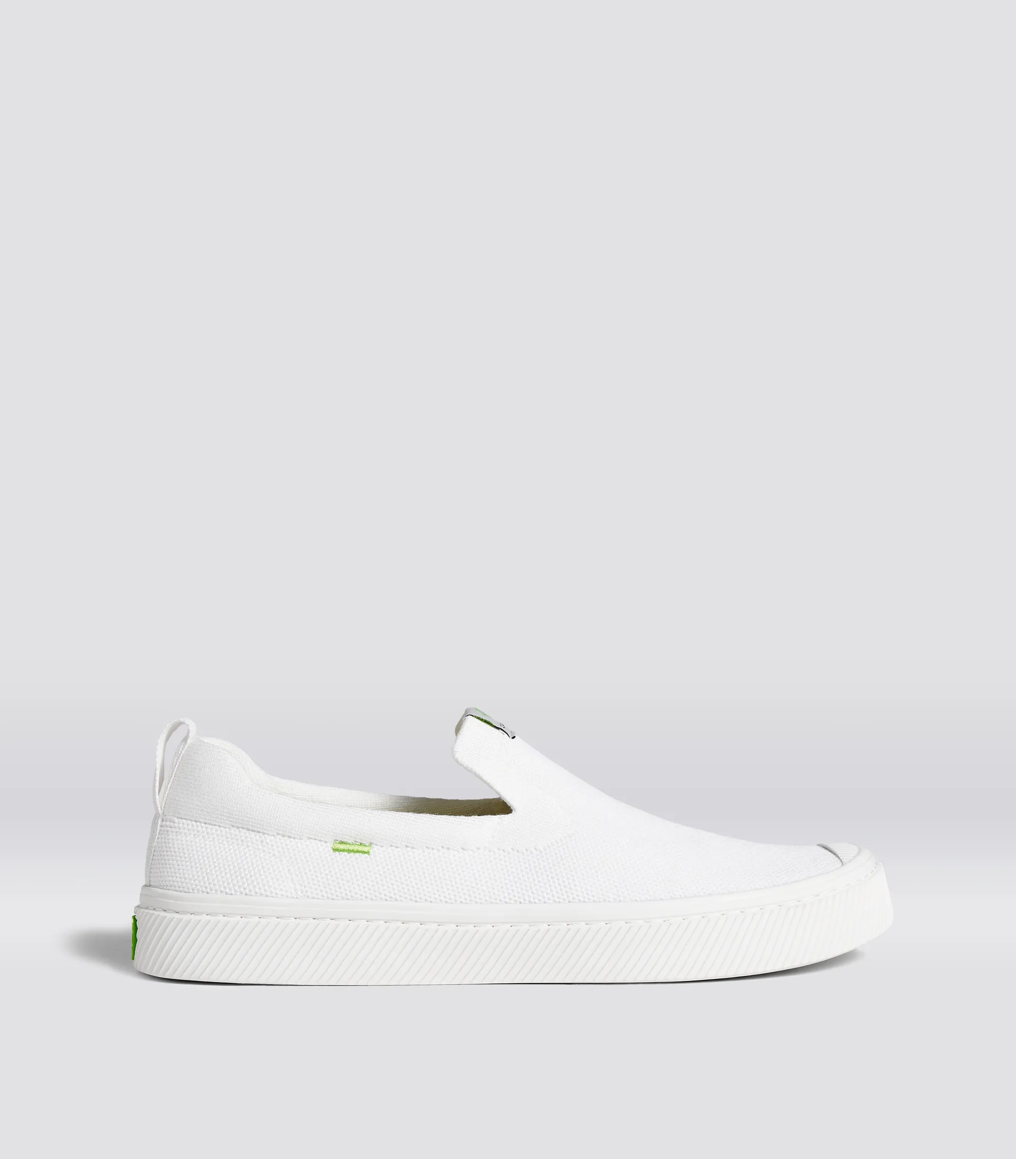 IBI SLIP-ON White Knit Sneaker Women