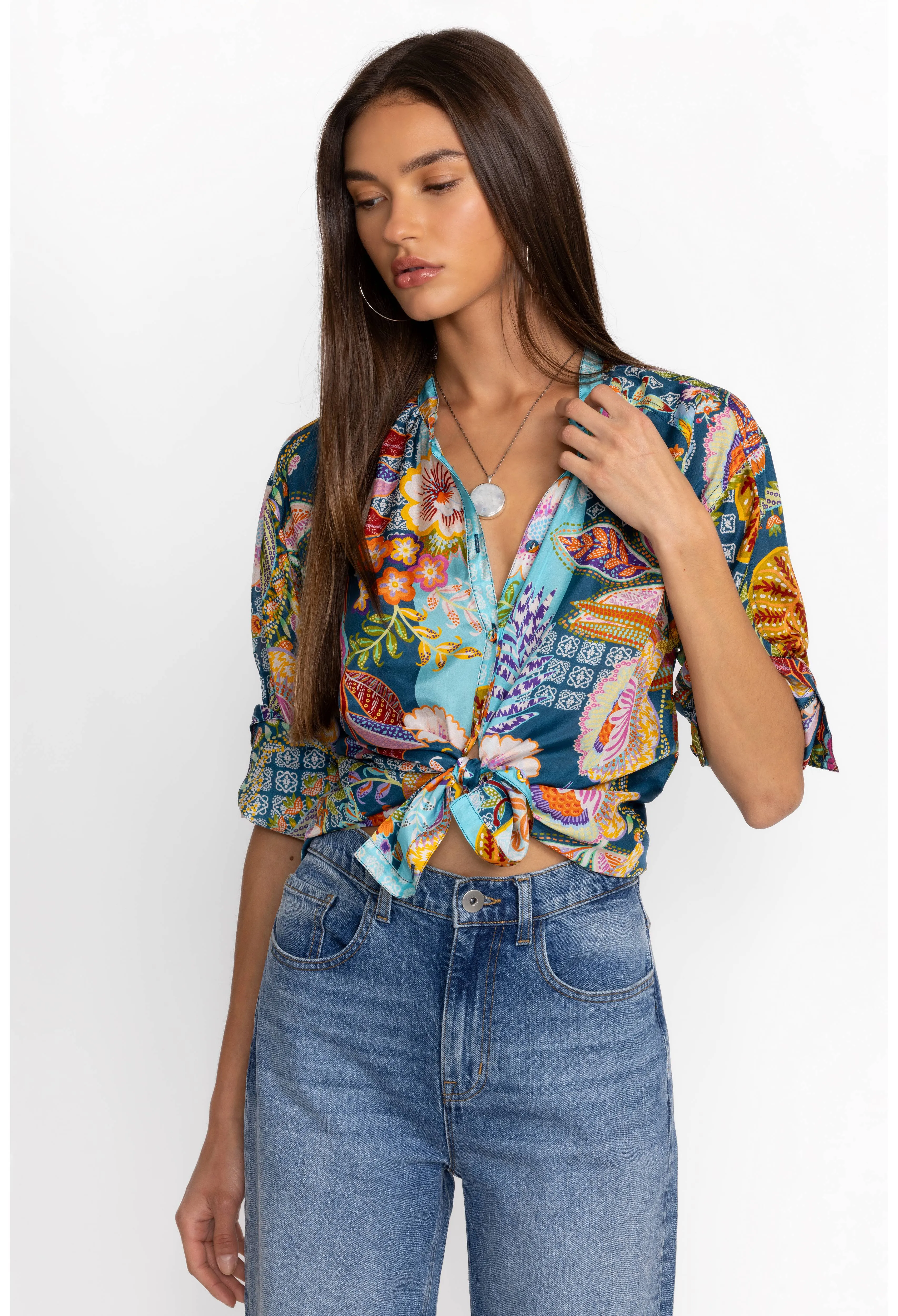 Johnny Was Wild Kalani Blouse