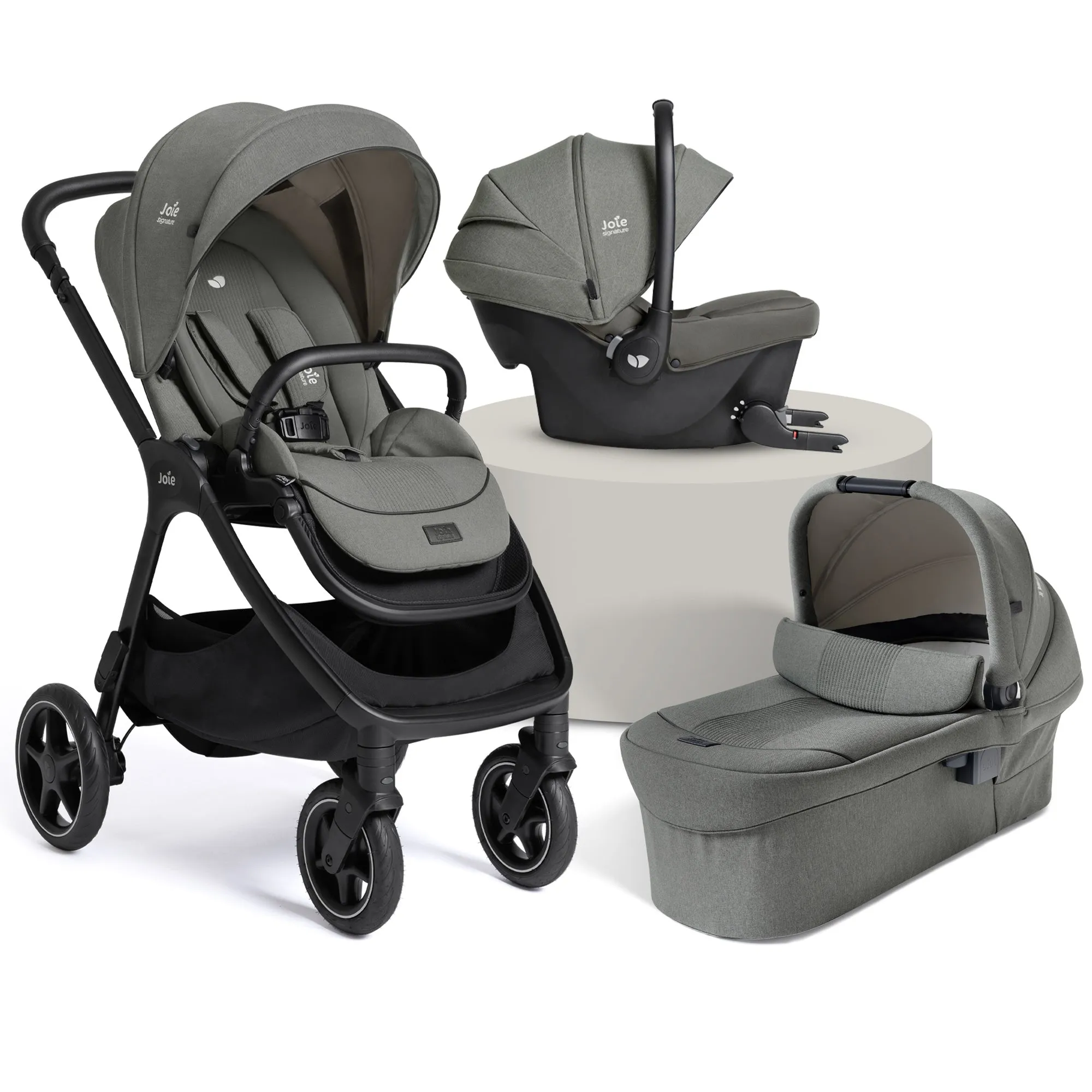 Joie Finiti Flex Click & Go Bundle - Evergreen
