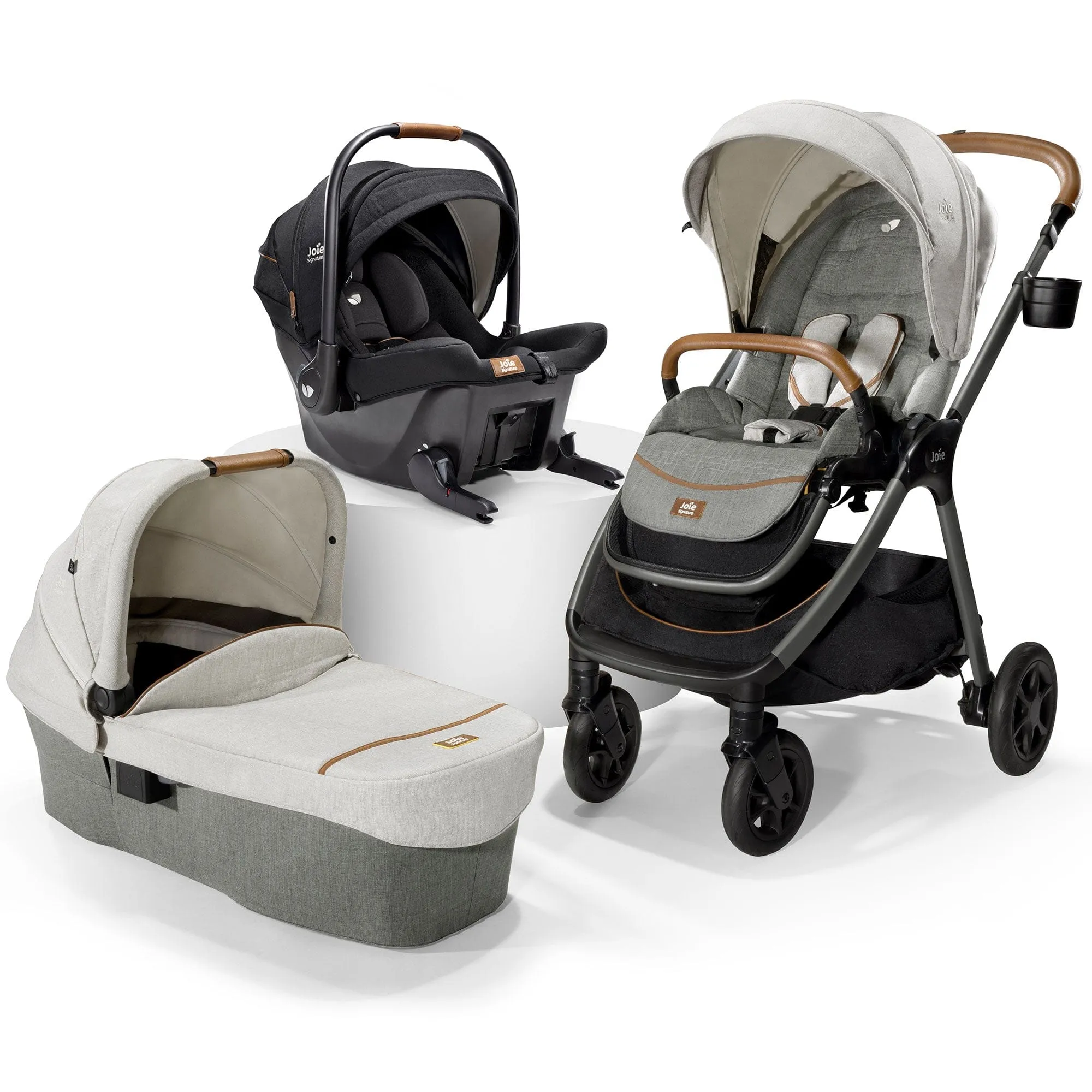 Joie Finiti Flex Click & Go Bundle - Oyster