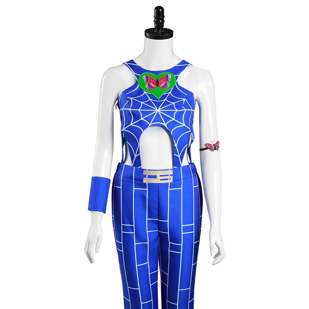 JoJo‘s Bizarre Adventure : Stone Ocean Halloween Carnival Suit Jolyne Cujoh Cosplay Costume Pants Vest Outfit