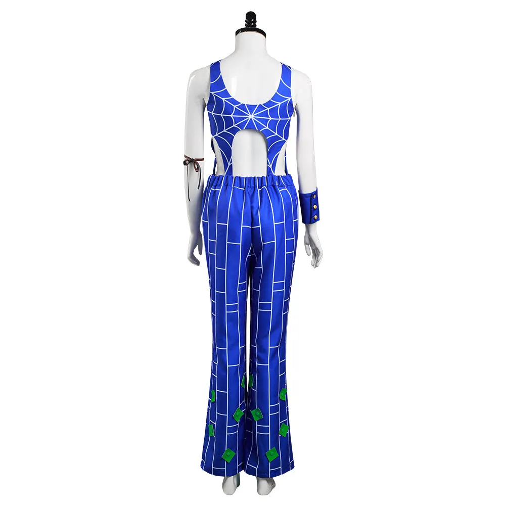 JoJo‘s Bizarre Adventure : Stone Ocean Halloween Carnival Suit Jolyne Cujoh Cosplay Costume Pants Vest Outfit
