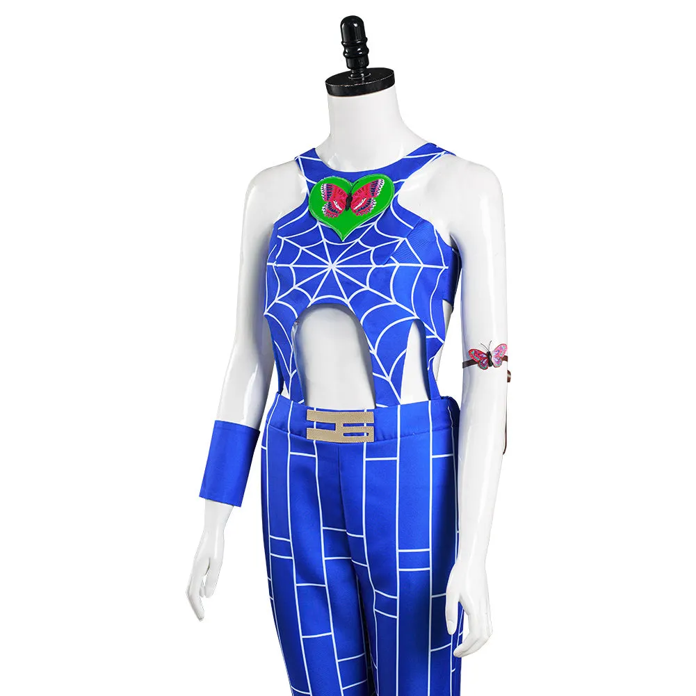 JoJo‘s Bizarre Adventure : Stone Ocean Halloween Carnival Suit Jolyne Cujoh Cosplay Costume Pants Vest Outfit