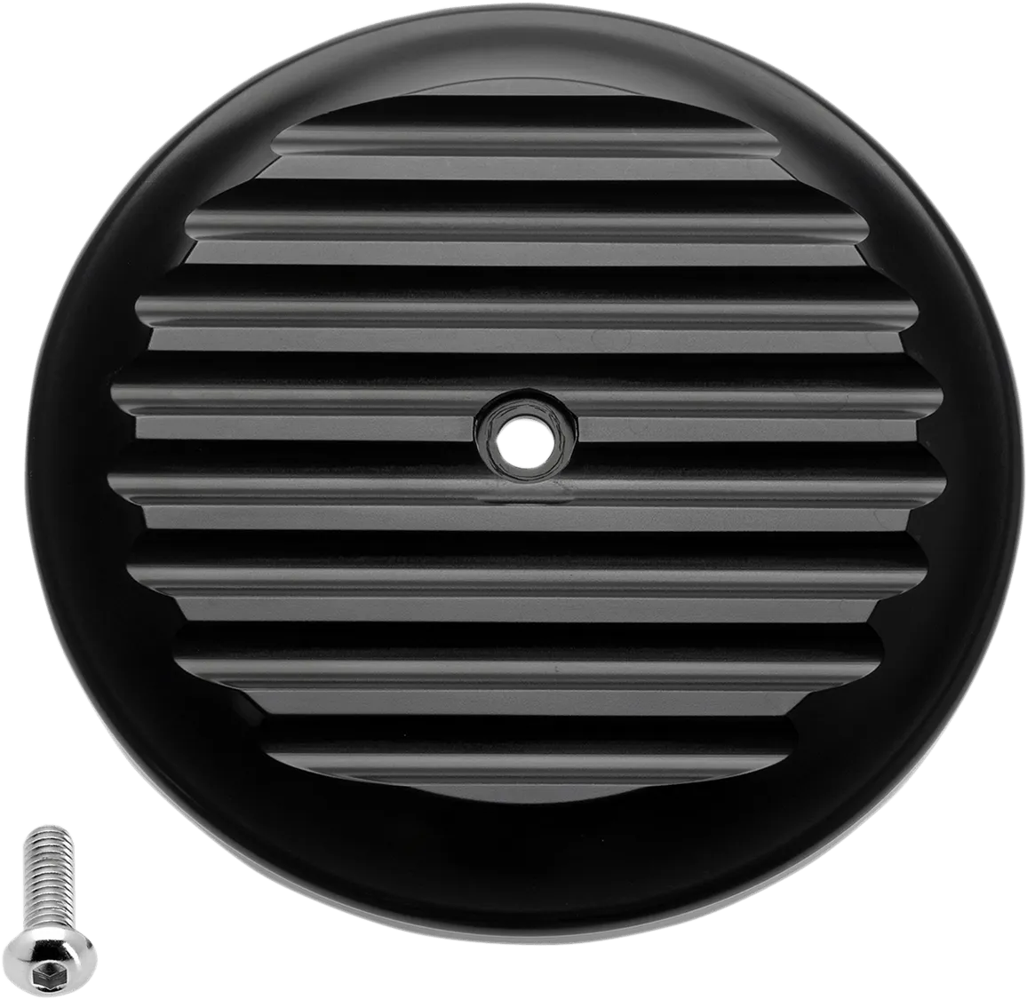 Joker Machine 02-220-2 VT Air Intake Cover - Finned - Black/Silver
