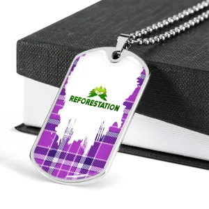 Julia REFORESTATION Dog Tag V2 (Engraving Available)