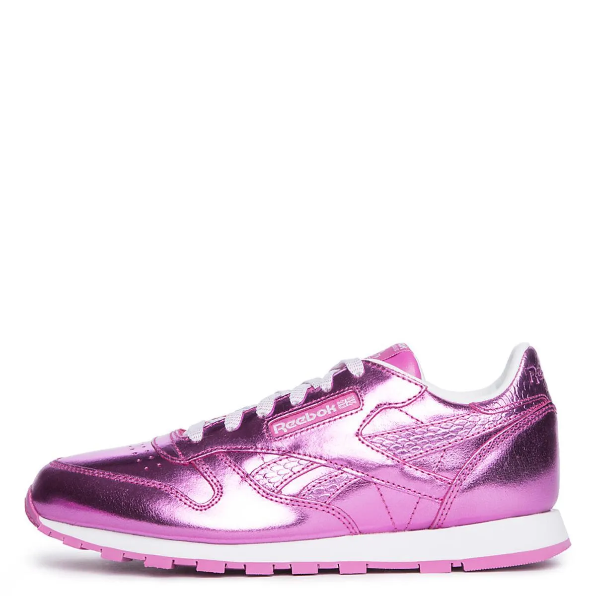 Juniors Classic Leather Metallic Sneaker