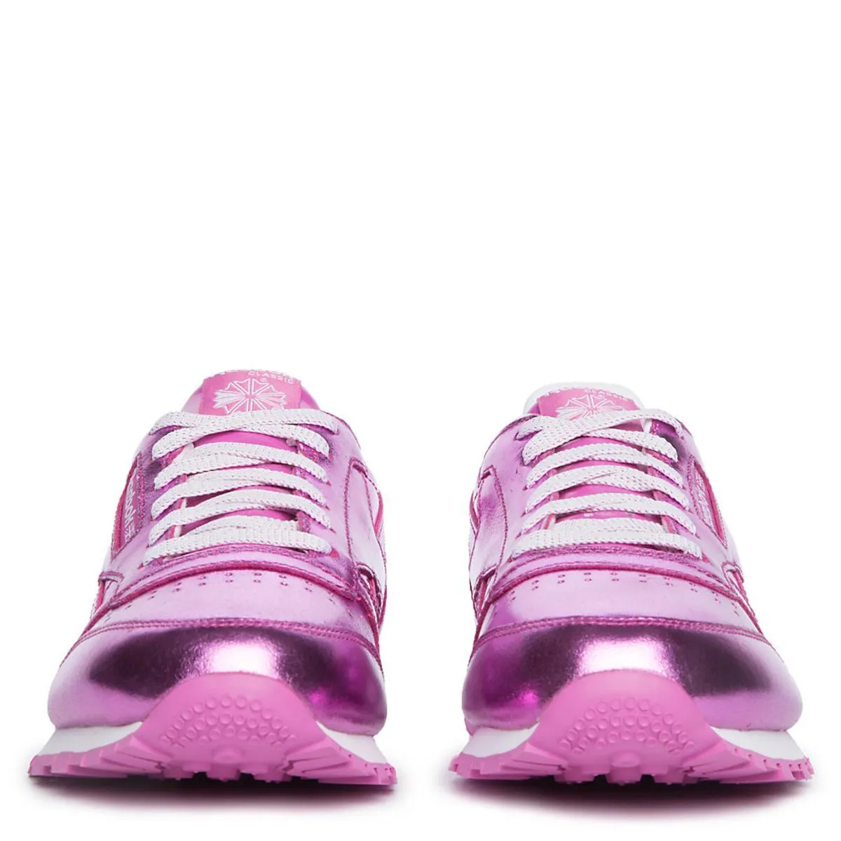 Juniors Classic Leather Metallic Sneaker