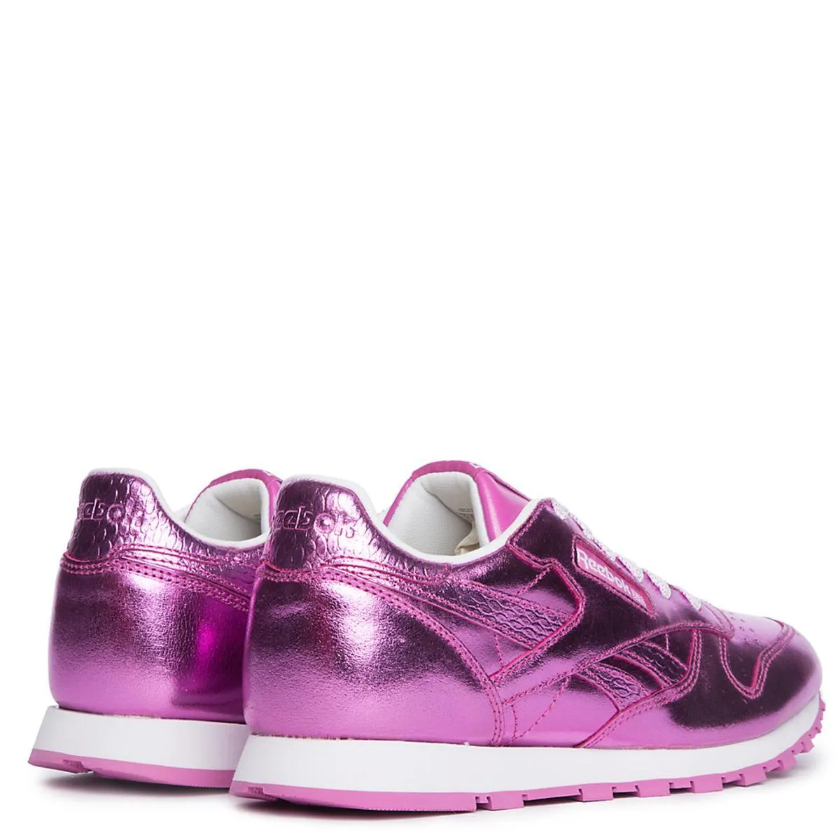 Juniors Classic Leather Metallic Sneaker