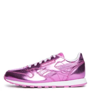 Juniors Classic Leather Metallic Sneaker