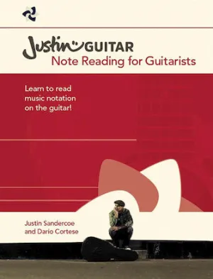 Justin Guitar - Note Reading for Guitarists (Spiral Bound)