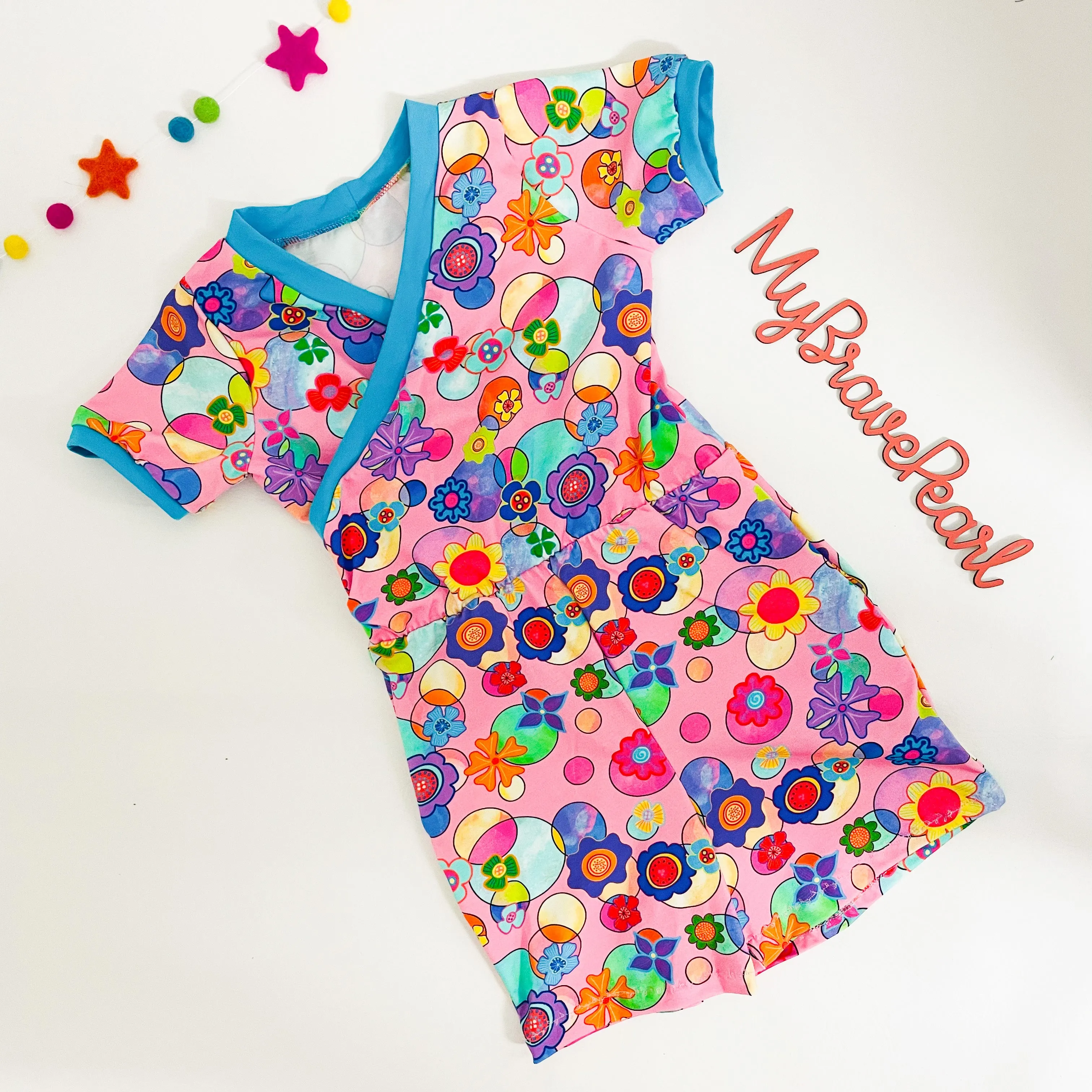 Kids Cross Front Summer Playsuit