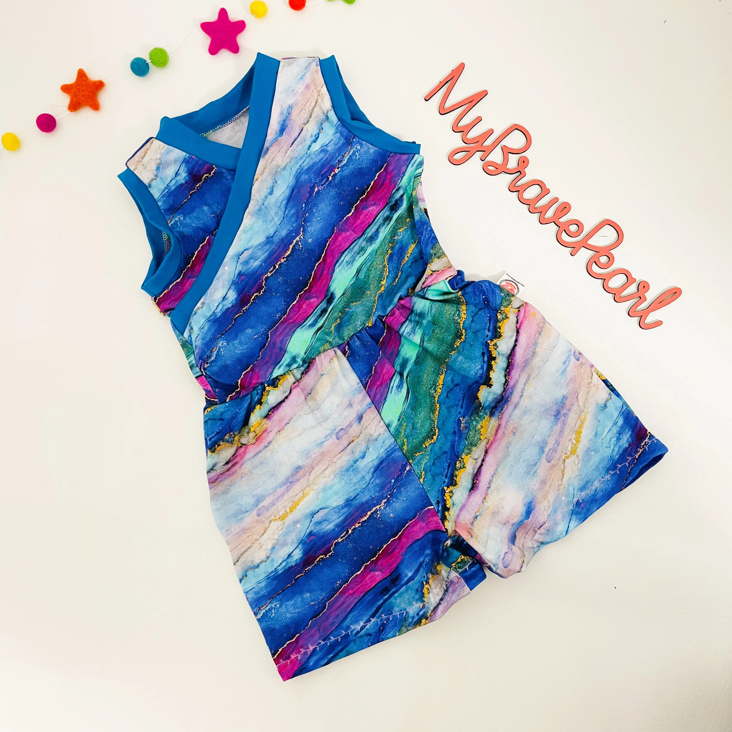 Kids Cross Front Summer Playsuit