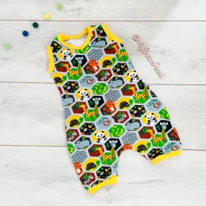 Kids Summer Pull On Harem Romper