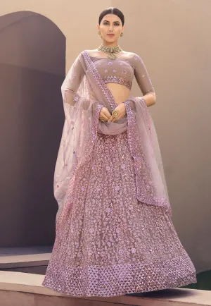 Lavender Traditional Designer Lehenga Choli