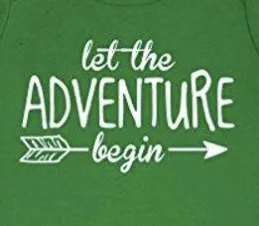 Let the Adventure Begin Onesie