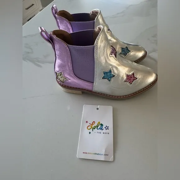 Lola   the Boys Halogram Star Boots-Size 29 (11.5 little girls) NWT