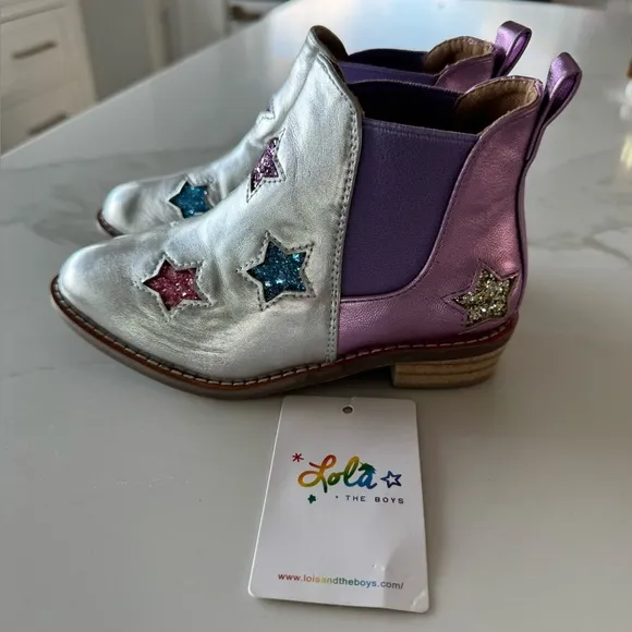Lola   the Boys Halogram Star Boots-Size 29 (11.5 little girls) NWT
