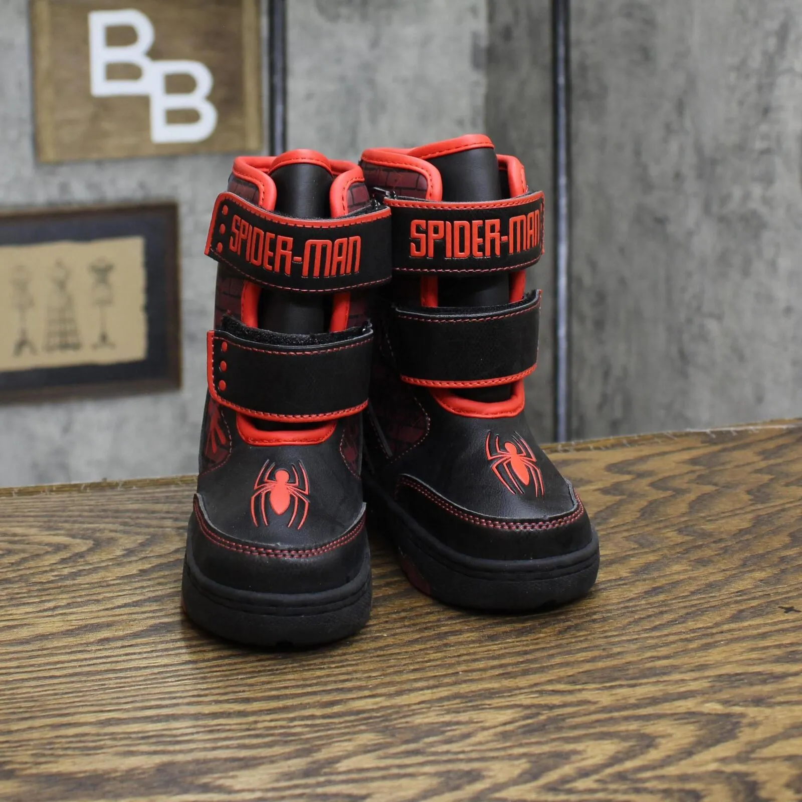 Marvel Toddler Boys Spider-Man Winter Boots 88236663 Red / Black 8T