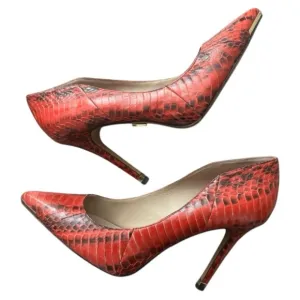 Michael Kors RED LEATHER HEELS