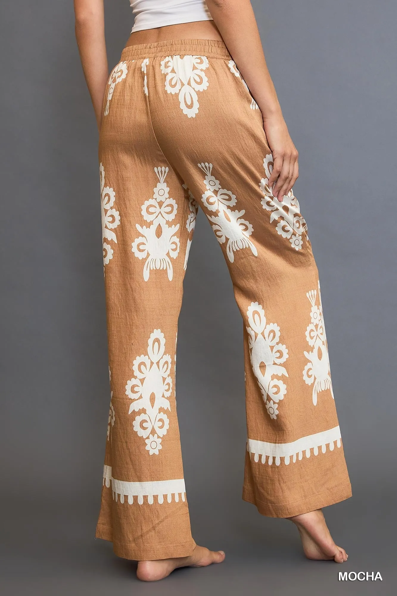 Mocha Print Pant