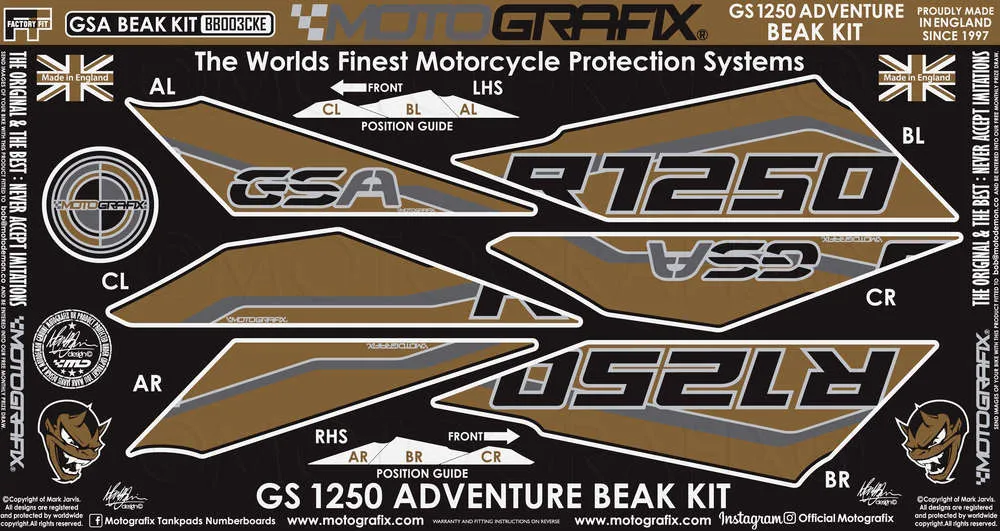 Motografix Beak Paint Protector BMW R1250GS Adventure (2019-20)