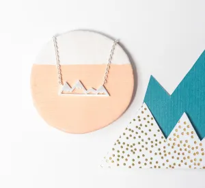Mountain Range Charm Necklace