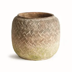 NAPA Home & Garden, WEATHERED GARDEN POT LARGE,N5DG41