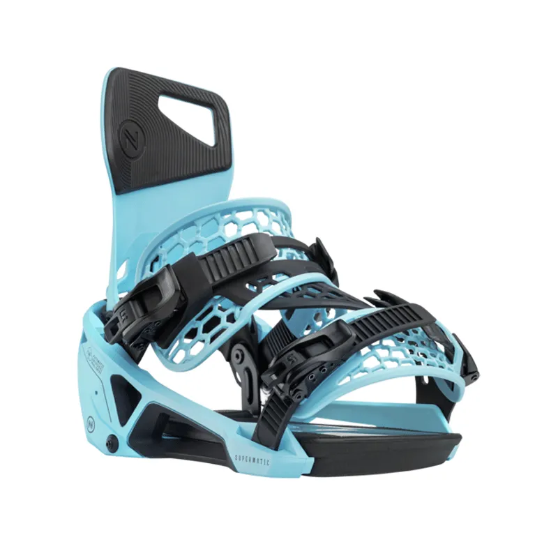Nidecker - Supermatic Bindings - Escape Cyan NEW FOR 2025 SALE