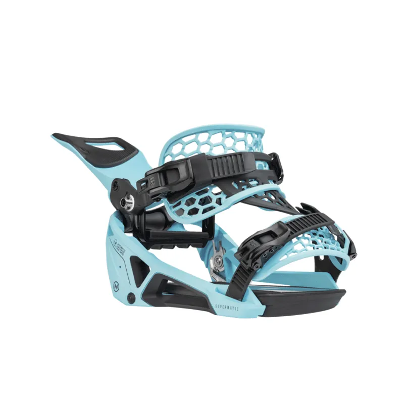 Nidecker - Supermatic Bindings - Escape Cyan NEW FOR 2025 SALE