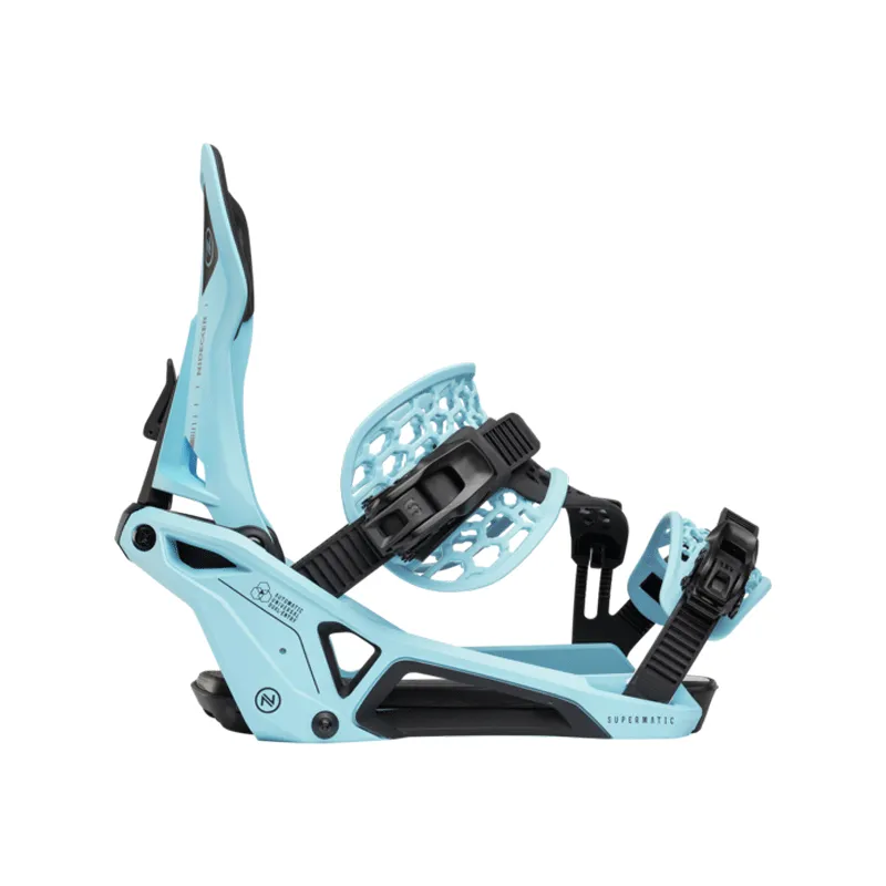 Nidecker - Supermatic Bindings - Escape Cyan NEW FOR 2025 SALE