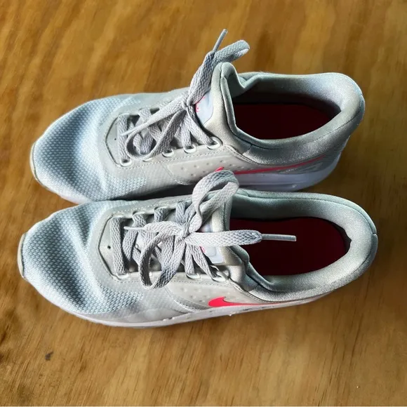 Nike Air Max Zero Essential Gray Pink Sneakers Size 7Y