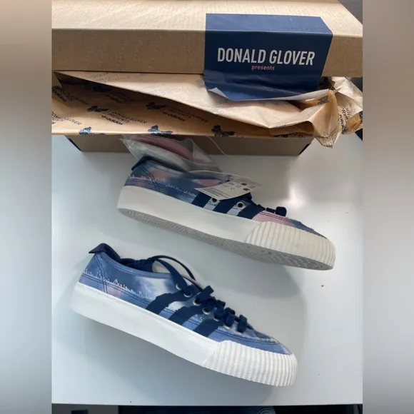 NWT Donald Glover X Adidas Nizza DG Premium Tie Dye Shoes Sneakers
