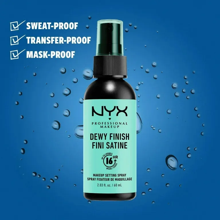 NYX Professional Makeup Setting Spray, Long-Lasting Dewy Finish, Vegan Formula